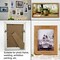 EesTeck 150 Pack Small D-Ring Steel Picture Hangers with Screws Picture Frames Picture Hang Solutions, for Hanging Clock Paintings Artwork Picture Frame Hook Photos